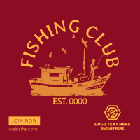 Fishing Club Instagram post | BrandCrowd Instagram post Maker