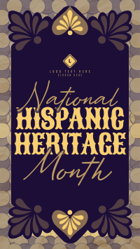 Talavera Hispanic Heritage Month Facebook Story Preview