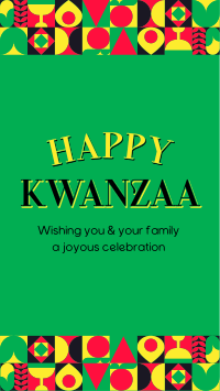 Celebrate Kwanzaa TikTok Video Design