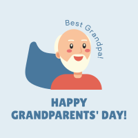Best Grandfather Greeting Instagram post Image Preview