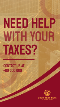 Tax Assistance Instagram Reel Image Preview