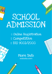 Preschool Admissions Poster Image Preview