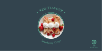 Strawberry crepe Twitter Post Image Preview