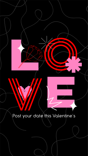 Valentine's Date Facebook story Image Preview