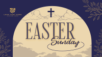 Floral Easter Sunday Animation Image Preview