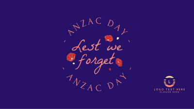 Anzac Day Emblem Facebook event cover Image Preview