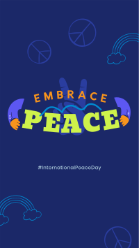Embrace Peace Day Instagram Story Design