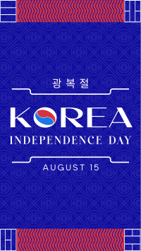 Independence Day of Korea TikTok video Image Preview