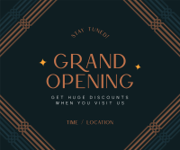 Art Deco Grand Opening Facebook post Image Preview