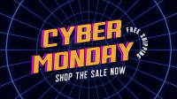 Vaporwave Cyber Monday Video Image Preview