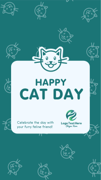 Cat Day Greeting Facebook story Image Preview