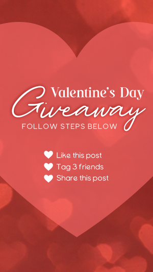 Valentine's Giveaway Facebook story Image Preview