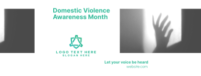 Domestic Violence Awareness Month Facebook cover Image Preview