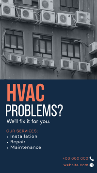 Serving You Excellent HVAC Service Facebook Story Image Preview