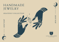 Heavenly Jewelry Postcard Design