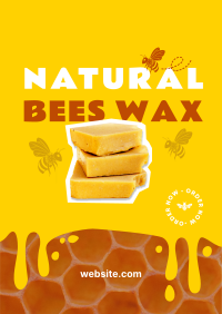 Naturally Made Beeswax Poster Image Preview