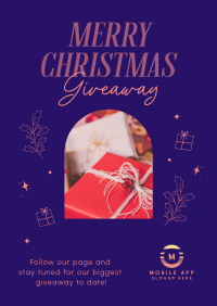 Holly Christmas Giveaway Poster Image Preview