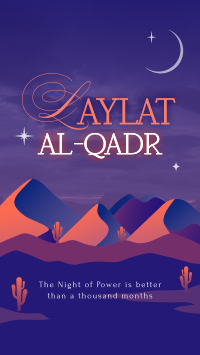 Laylat al-Qadr Desert TikTok video Image Preview