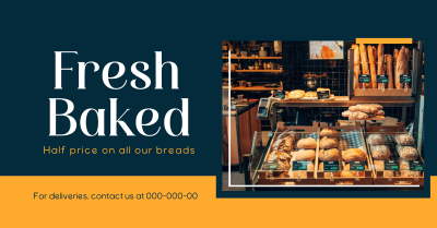 Fresh Baked Bread Facebook ad Image Preview