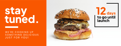 Burger Shack Launch Facebook cover Image Preview