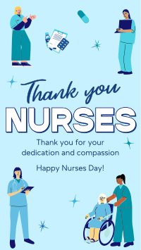 Celebrate Nurses Day TikTok video Image Preview