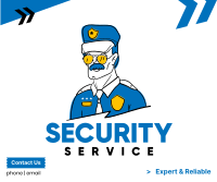 Security Officer Facebook Post Design