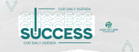 Success as Daily Agenda Facebook cover Image Preview