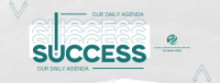 Success as Daily Agenda Facebook cover Image Preview