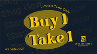 Stacked Buy 1 Get 1 Offer Facebook event cover Image Preview