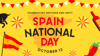 Celebrating Spanish Heritage and Unity Facebook Event Cover Design