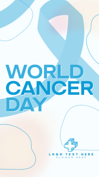 Gradient World Cancer Day YouTube Short Design