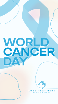 Gradient World Cancer Day YouTube short Image Preview