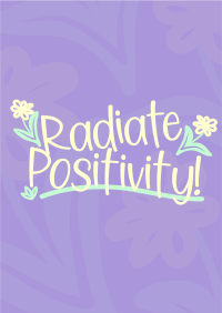 Radiate Positivity Poster Image Preview