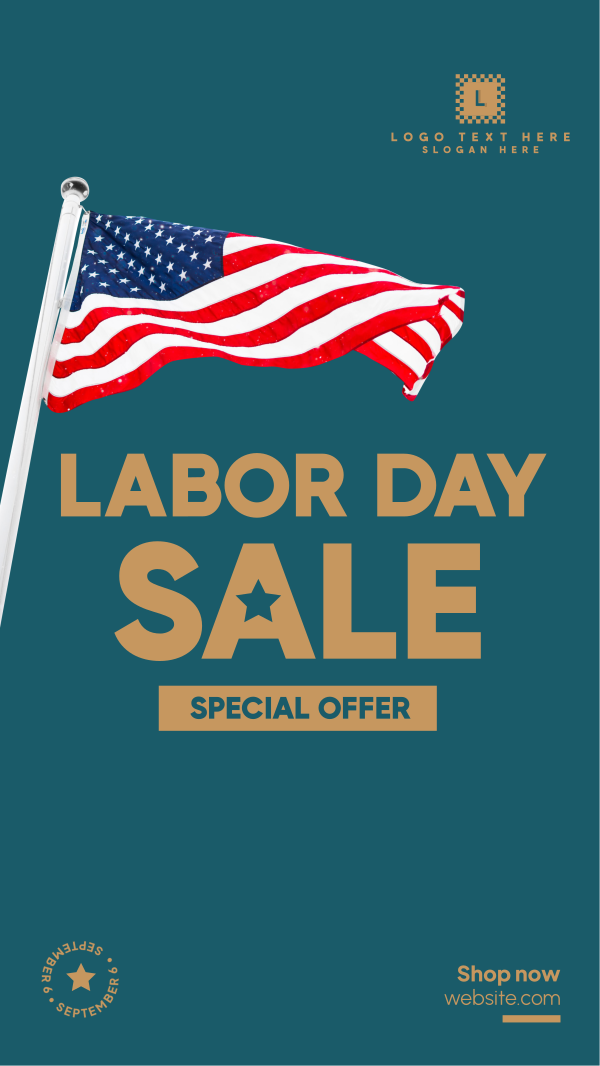 Labor Day Sale Facebook Story Design Image Preview