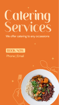 Catering At Your Service Facebook Story Design