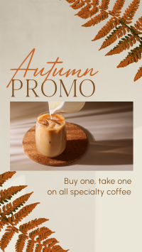 Autumn Coffee Promo TikTok video Image Preview