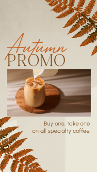 Autumn Coffee Promo TikTok Video Image Preview