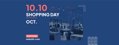 10.10 Shopping Day Facebook cover Image Preview