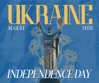 Sunflower Ukraine Independence Facebook post Image Preview