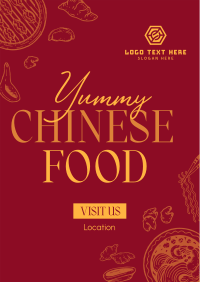 Tasty China Poster Design