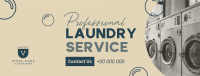 Convenient Laundry Service Facebook Cover Design