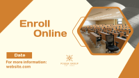 College Online Enrollment Facebook event cover Image Preview