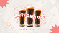 Bottoms Up this Beer Day Facebook Event Cover Image Preview