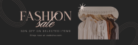 Sophisticated Fashion Sale Twitter Header Design