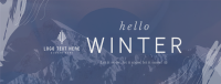 Winter Greeting Facebook cover Image Preview