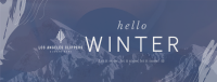 Winter Greeting Facebook cover Image Preview