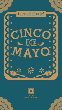 Cinco de Mayo Picado Greeting Facebook story Image Preview