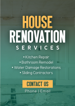 House Renovation Poster Image Preview