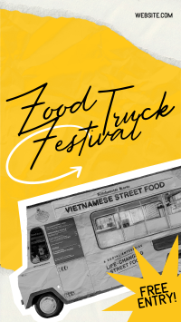Food Truck Festival Instagram Story Design