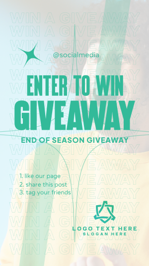 Enter Giveaway Facebook story Image Preview